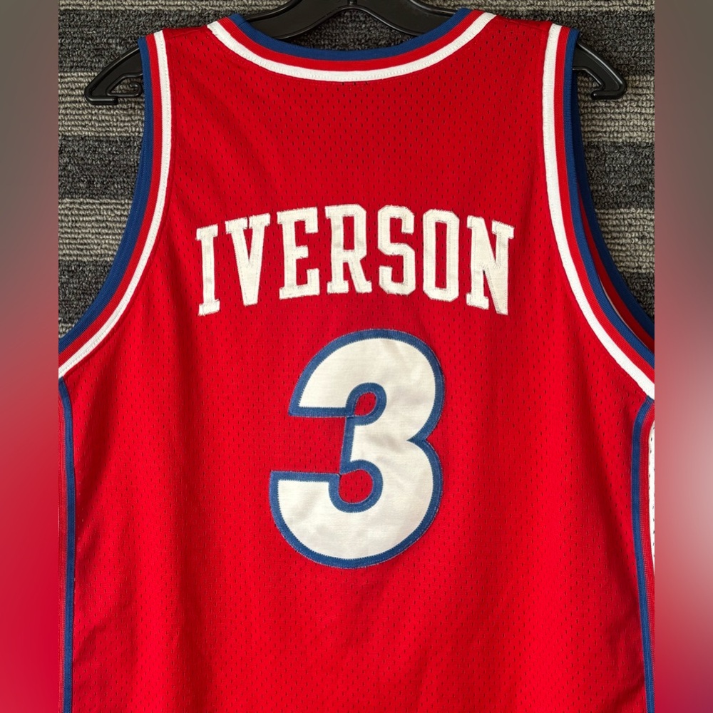 Vintage 90’s Nike Rewind Allen Iverson Philadelphia 76ers Swingman Jersey XL - Picture 10 of 10